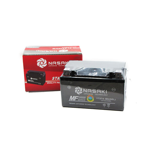 Batería YTX7A-BS Gel Nasaki