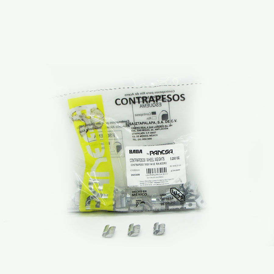 Contrapeso Plomo Rin Acero Panesa 0.250 oz