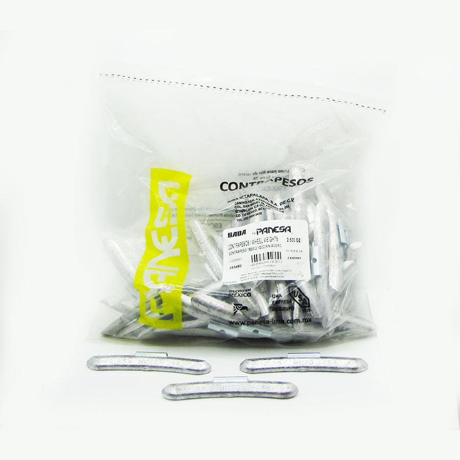 Contrapeso Plomo Rin Acero Panesa 2.500 oz