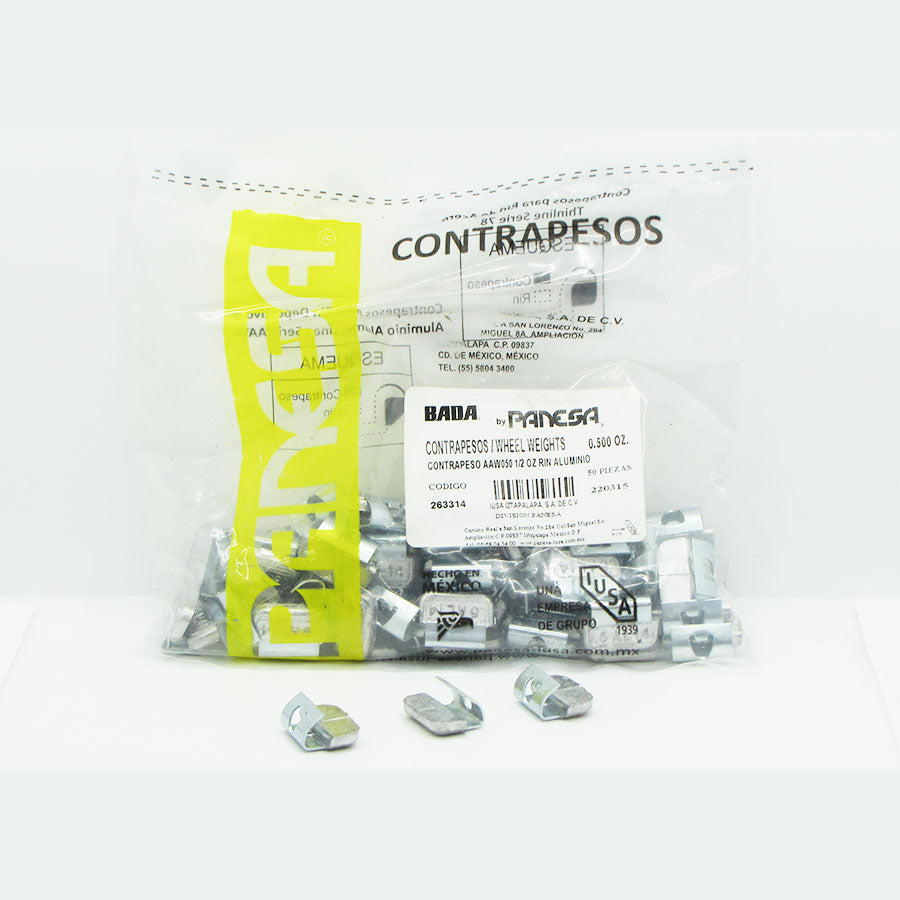 Contrapeso Plomo Rin Aluminio Panesa 0.500 oz