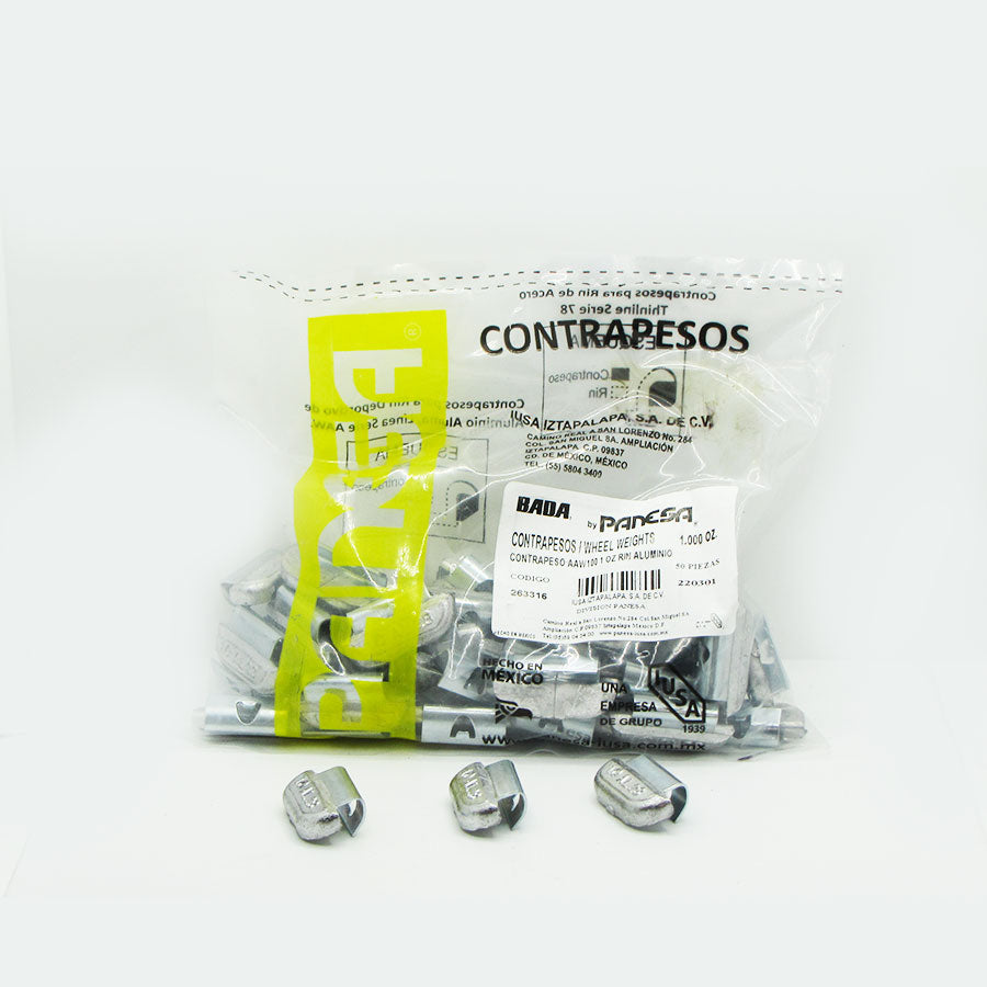 Contrapeso Plomo Rin Aluminio Panesa 1.000 oz
