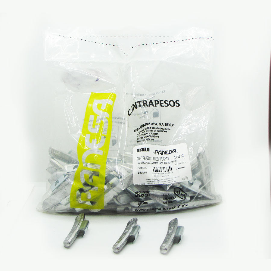 Contrapeso Plomo Rin Aluminio Panesa 2.250 oz