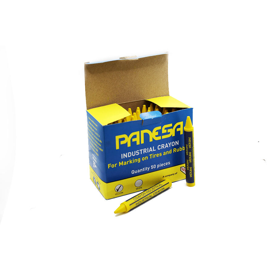 Crayón amarillo para marcar llantas Panesa