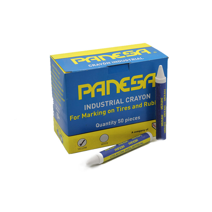 Crayón blanco para marcar llantas Panesa